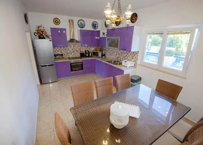 Danijela With Heated Pool,jacuzzi And Sauna Seget Vranjica