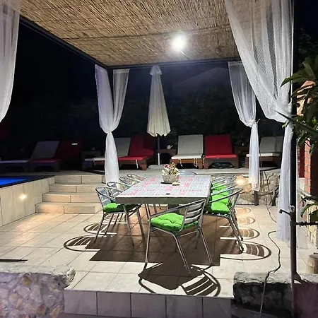 Vila Danijela With Heated Pool,jacuzzi And Sauna Seget Vranjica